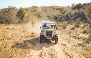 Luxury Rajasthan desert tour Jeep ride