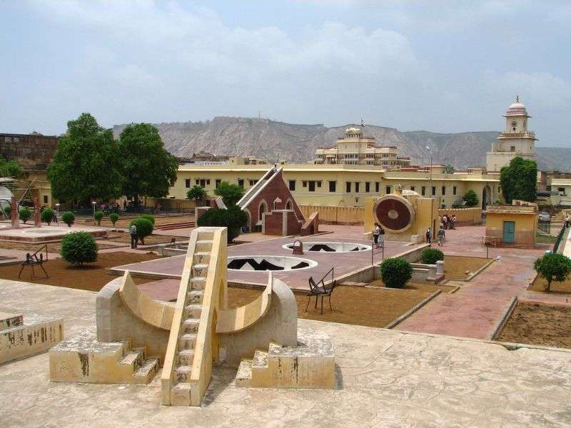 Jai Singh II's Jantar Mantar Observatory in Jaipur, Rajasthan
