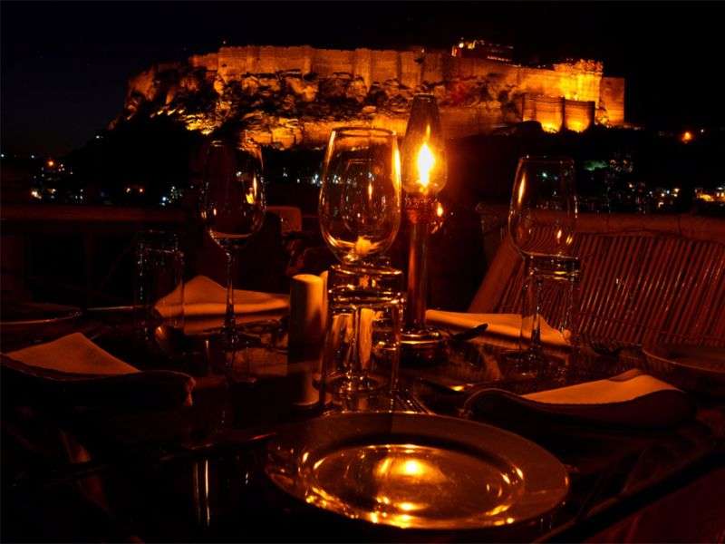 Pal Haveli restaurant in Jodhpur, Rajasthan