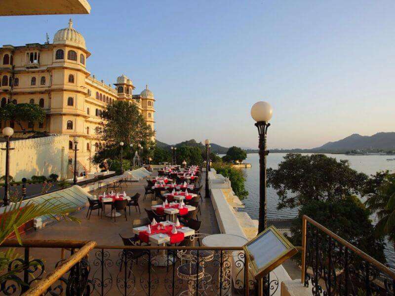Sunset Terrace restaurant in Udaipur, Rajasthan