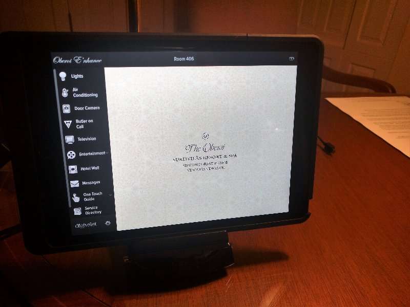 Oberoi enhance ipad