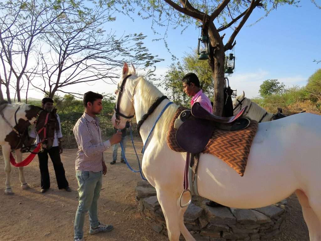 Lakshman Sagar horse-riding