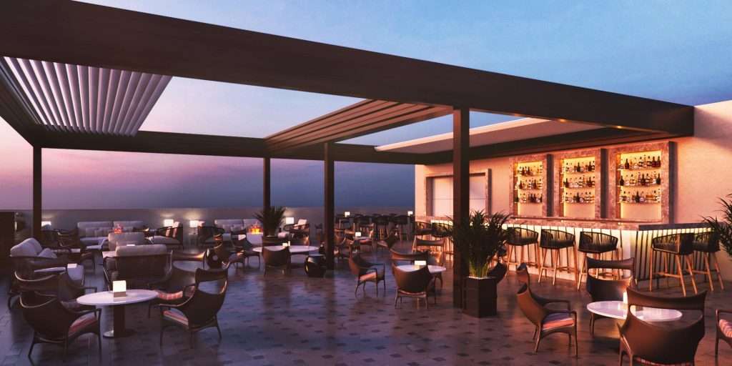 Cirrus9 rooftop bar The Oberoi New Delhi