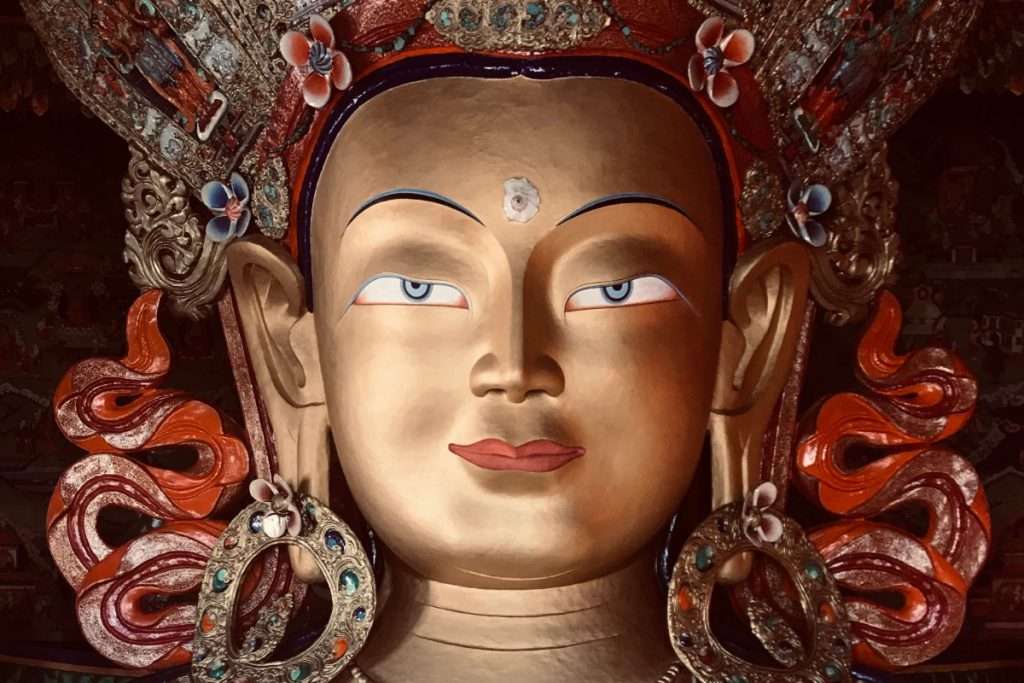 Chamba Buddha at Thiksey Monastery