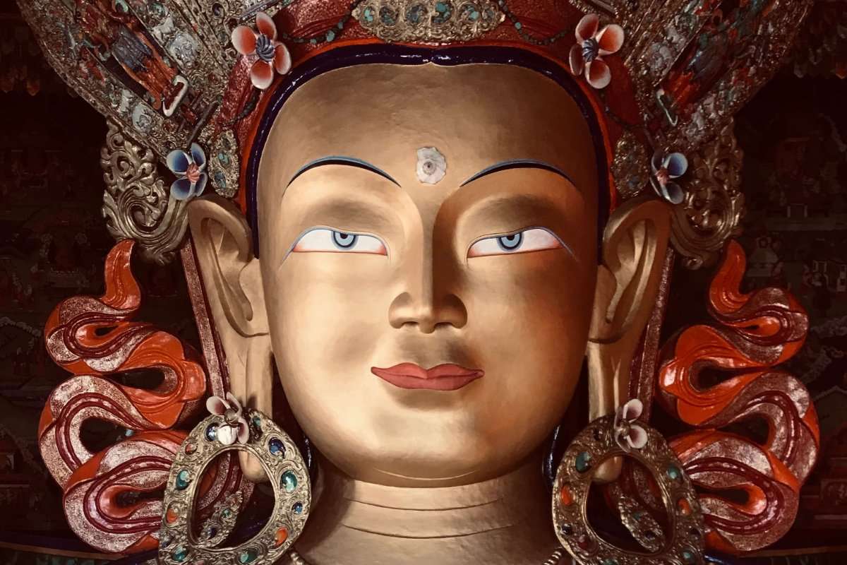 Chamba Buddha at Thiksey Monastery